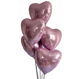 Zestaw HEART różowy 5szt