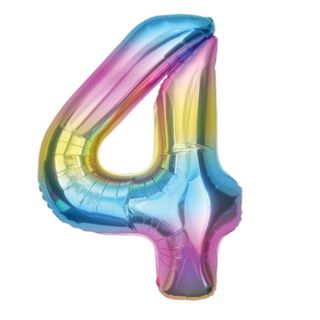 Balon 92cm tęczowy 4