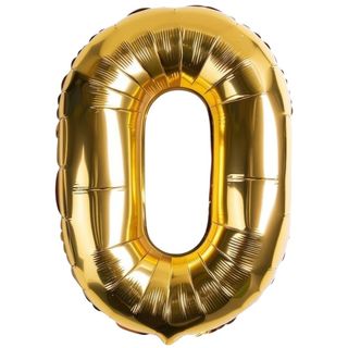 Balon foliowy 92cm złoty 0