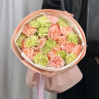 Dianthus mix Green vs Peach