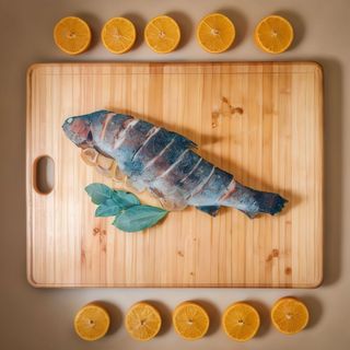 Pstrąg Cały pieczony na grillu