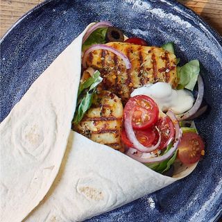 Kebab rollo halloumi
