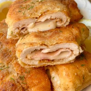 Kotlet schabowy po szwajcarsku