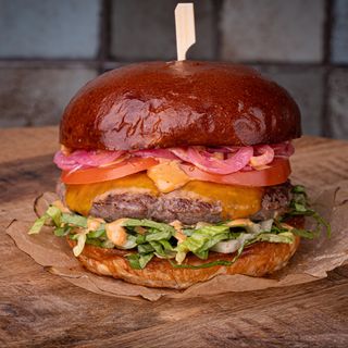 ReBro style cheeseburger