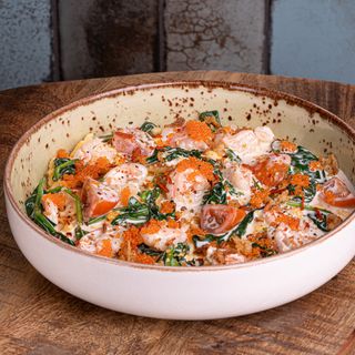 Creamy Shrimp Scramble