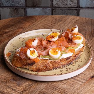 Royal Avocado Salmon Toast