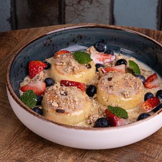 Syrniki with White Chocolate