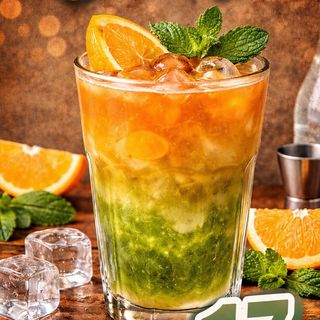 Matcha z Pomarańczą