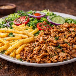 Talerz kebab kurczak