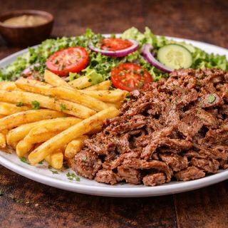 Talerz kebab wołowina