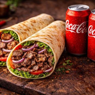 2x Lawasz Kebab Mieszane + 2x Cola