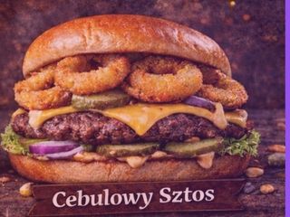 Burger cebulowy sztos