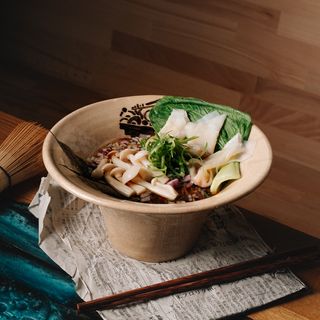 Vegan wonton shoyu