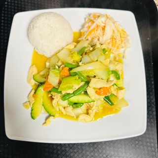 Kurczak w sosie curry