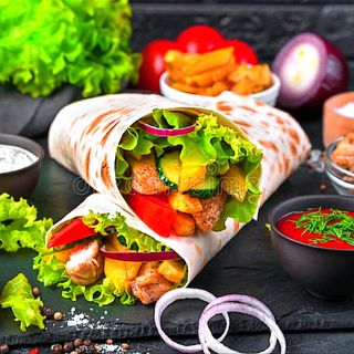 Tortilla tylko mięso z serem