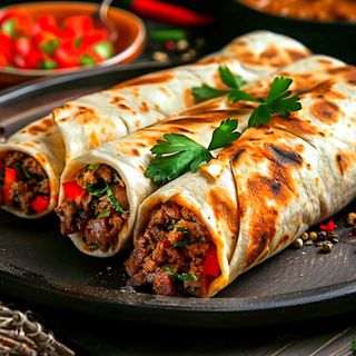 Sharma special kebab tortilla