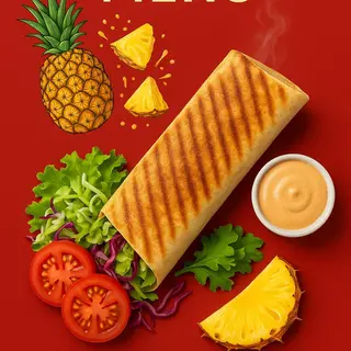 Rollo ananasowy special średni