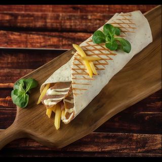 Duża Pita z frytkami