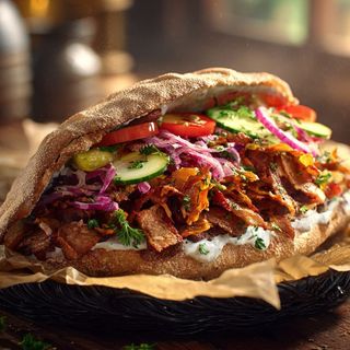 Kebab w bułce standard