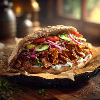 Kebab w bułce amerykański