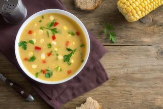 Corn Soup Krewetki