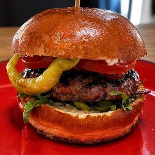 Smash cheeseburger potrójny