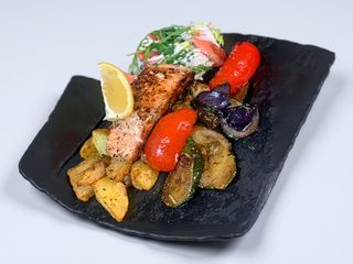 Stek z Łososia z Grilla