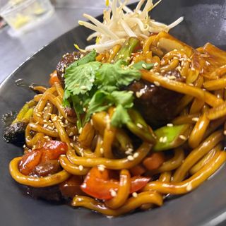 Udon wok chicken