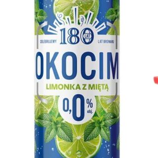 Okocim limonka z miętą 0% 500ml