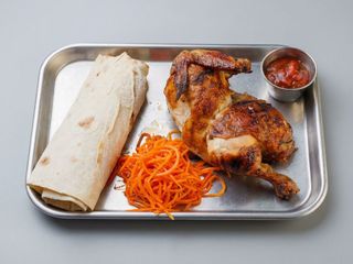 Zestaw z polówką kurczaka