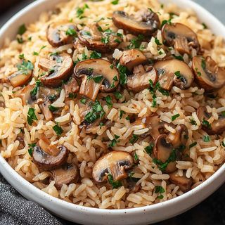 Mushroom Pulao
