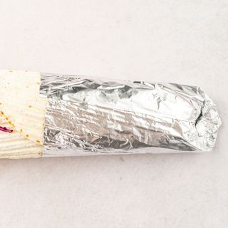 Kebab w duży lawaszu z samym mięsem