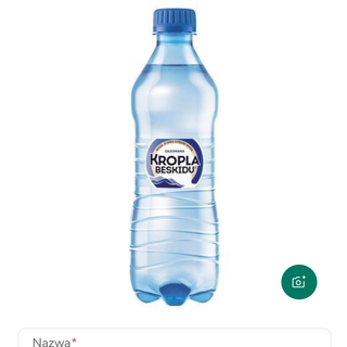Woda gazowana 0,5 l