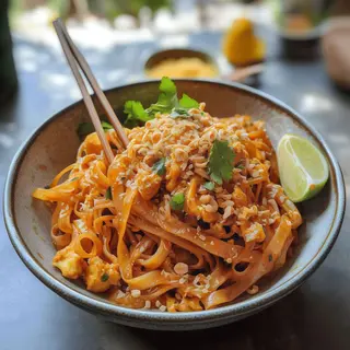 Padthai z kurczakiem