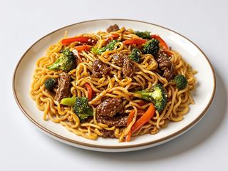 Makaron chiński z warzywami