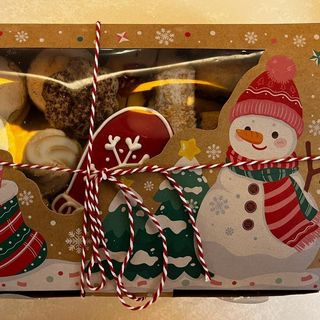 Box ciasteczek Świąteczny bałwanek 1kg