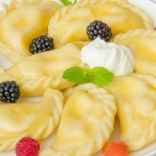 Pierogi z serem na słodko