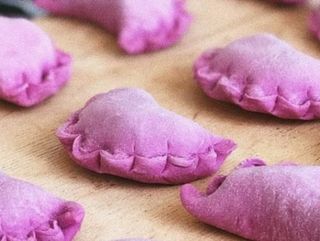 Pierogi z borówkami