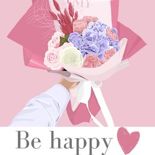  FIRMOWA KARTKA "BE HAPPY"