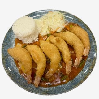 Krewetki chrupiące w sosie słodko-kwaśnym 350g