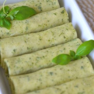 Naleśniki szpinakowe z serkiem śmietankowym (3szt)