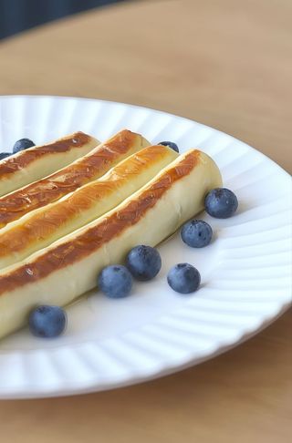 Naleśniki z bananem i mlekiem zagęszczonym 3 szt