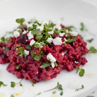 Kaszotto z kurakiem i orzechami