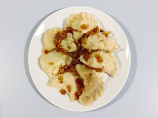 Pierogi szpinak i gorgonzola