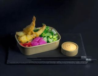 Bowl z Krewetkami w Tempurze