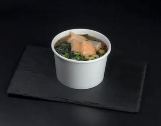 Miso Zupa z Łososiem