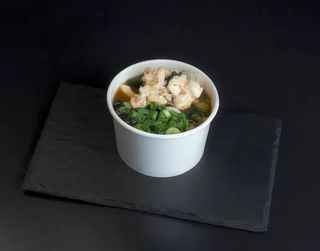 Miso Zupa z Łososem pieczonym