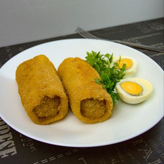 Krokiety z kapustą i pieczarkami 