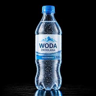 Woda gazowana 0,5l