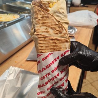 Kebab pita z frytkami